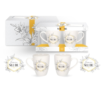 Zestaw 2 kubków You&Me - Rocznica ślubu